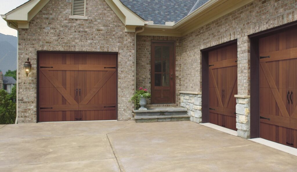 Pros and cons of different garage door panel materials.